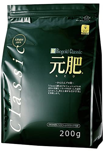 Japanse biogold classic, NPK 2-8-4 (200 gr), korrelige lente- en herfstmeststof voor bonsai