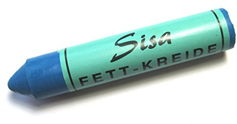 RAIDEX Fett-Signierkreide SISA Farbe: blau Durchmesser: 17 mm Packung mit 12 Stück