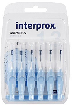 Interprox Interdentalbürsten hellblau zylindrisch 6 Stück, 6er Pack (6x 6 Stück)