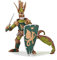 Papo -Figurine Peinte A La Main -Médiéval - Fantastique -Maître des armes cimier dragon-39922-À Collectionner-Pour Enfants - Filles et Garçons - A Partir de 3 Ans