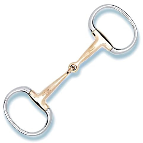 Stübben Gebiss 2236 Olivenkopftrense einfach gebrochen - 13,5 cm - 16 mm - Sweet Copper