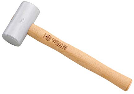 Osca 075H GR 750 Alu Hammer zylindrisch mit Hickorystiel, 750 g