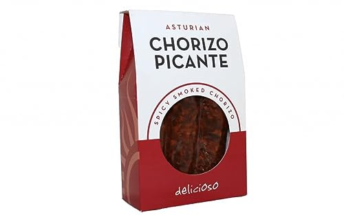 Smoked Asturian Spicy chorizos 250g