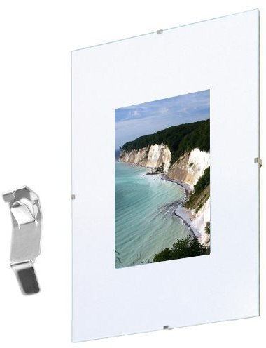 Bilderrahmen Randlos 21x29,7 cm, 10er Pack, Rahmenlos Bildhalter