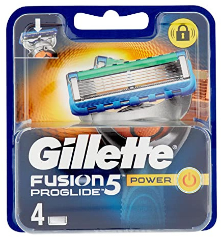 Gillette Fusion ProGlide Power Klingen, 4 Stück