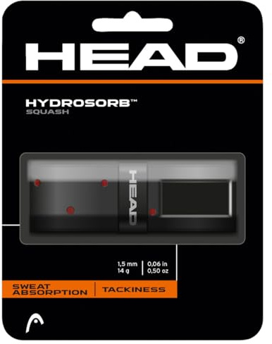 HEAD HydroSorb Squash, Black,red, One Size