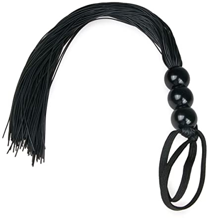 EasyToys Fouet Noir en Silicone
