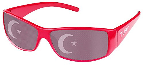 Piersando Sonnenbrille Brille Fahne Fussball EM & WM Länderflagge Augen Fanartikel Land Flagge
