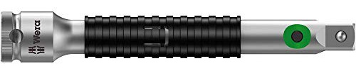 Wera 05003530001 Extensión con Manguito de Giro Rápido, Versión Corta, 1/4, 75 mm