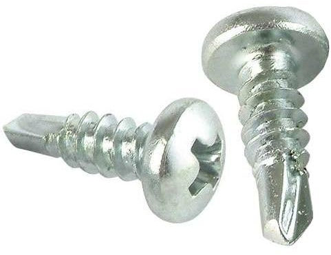 bauFIT Schnellbauschrauben mit Bohrkopf für Trockenbauprofile, Phosphatierte Beschichtung, Kreuzschlitz PH2, Schwarz, 3,5x9,5mm, 1000 Stück