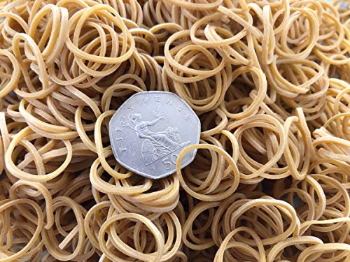 350 x Small 1 First Steps ® Rubber Elastic Bands 25mm x 1.1mm No.8