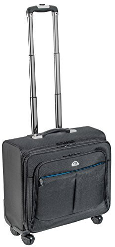 Pedea Business Trolley Premium Laptop-Rollkoffer bis 17,3 Zoll (43,9 cm) mit Übernachtungsfach, schwarz