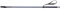 Whip & Go Reitgerte, gepunktet, 65 cm, marineblau