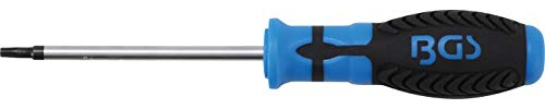 BGS 7849-T25 | Destornillador | perfil en T (para Torx) con perforación T25 | Longitud de cuchilla 100 mm