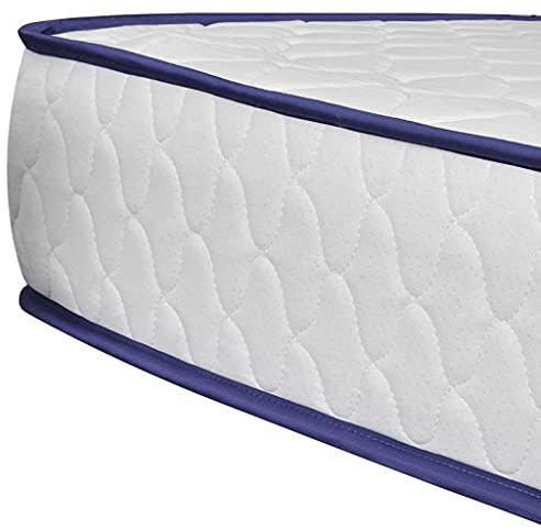 vidaXL Madrass med Memoryskum 200 x 120 x 17 cm mjuk Sängmadrass Fjädermadrass Liggmadrass Pocketmadrass Skummadrass Zonmadrass Sovmadrass