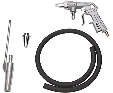 Silverline 633629 Druckluft-Sandstrahlpistole mit Zubehör 3–6 bar