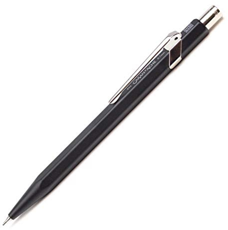 Caran Dache Mechanical Pencil, Classic Line, Black, with 0.7mm Lead