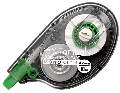 Tombow CT-YT4 Korrekturroller, seitliches Abrollen, 4.2 mm x 10 m, geblistert