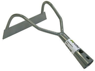 Xclou Garden Bügelziehhacke, 16 cm ohne Stiel, Silber, 15,5x24x9,5 cm