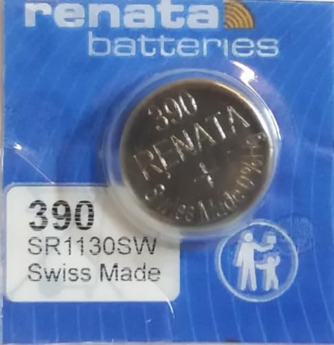 Renata Uhrenbatterie SP 390 ///;(389+) SR1130SW (SR54,AG10,LR1130,LR54,189);1 Pack