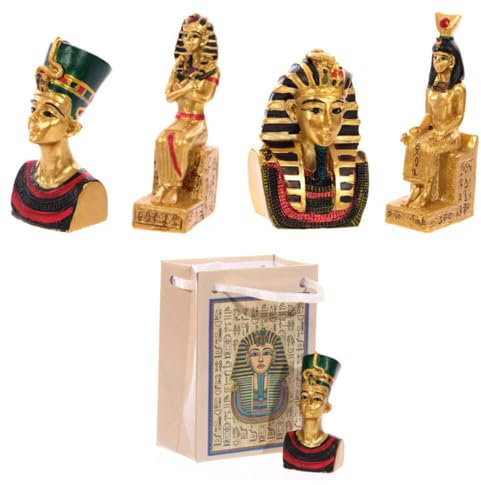 Puckator Egyptian Figures in a Mini Gift Bag - Home Living Room Decoration - Gifts For Men Women