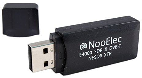 NooElec NESDR XTR - Tiny RTL-SDR & DVB-T USB Stick (RTL2832U + Elonics E4000 Tuner) w/Telescopic Antenna. Software Defined Radio Compatible w/Many SDR Software Packages