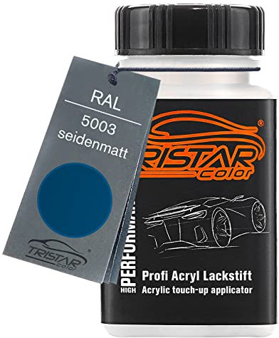 TRISTARcolor RAL 5003 Saphirblau seidenmatt Lackstift 50 ml schnelltrocknend