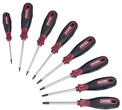 Kraftwerk-4166-8 pzs. Set Tournevis ergokraft pozidriv segur.