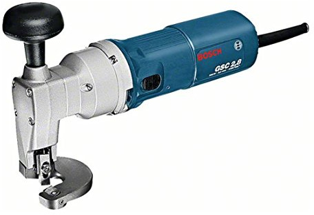 Bosch Professional cisaille à tôle GSC 2,8 (cadence de coupe 1 500 courses/min, avec cale de réglage, clé 6 pans de 2,5 mm, clé 6 pans de 5 mm, 1 set de lames pour cisaille à tôle)