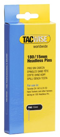 Tacwise 0478 Clavos sin Cabeza Galvanizados 18G/15 mm, Paquete de 2000