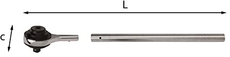 USAG 828 X4 U08280401 Moltiplicatore di Coppia