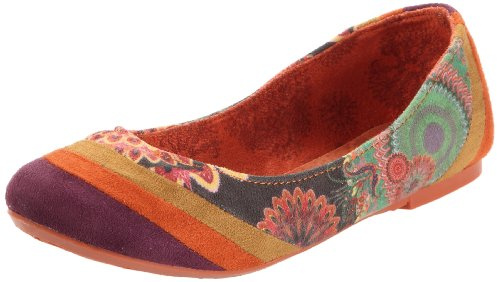 Desigual Shoe_BAILERINE Barcelona 27BS201 - Bailarinas para Mujer, Color Naranja, Talla 41