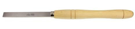 STUBAI Flachmeißel gerade 25 mm | Griff aus Erle | Länge 490 mm | Grifflänge 300 mm | Arbeitsbreite 25 mm | Gewicht 370 g | Ideal für großflächige Nacharbeiten und feine Querholzoberflächen