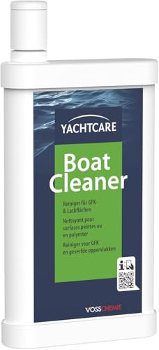 Yachtcare 500ml Boat Cleaner - GFK Reiniger für Boot, Caravan & Wohnmobil | Starke Reinigung für verwittertes Gelcoat, GFK und Aluminium. Poliert & entfernt Fette, Öle oder Ruß am Schiff & Camper.