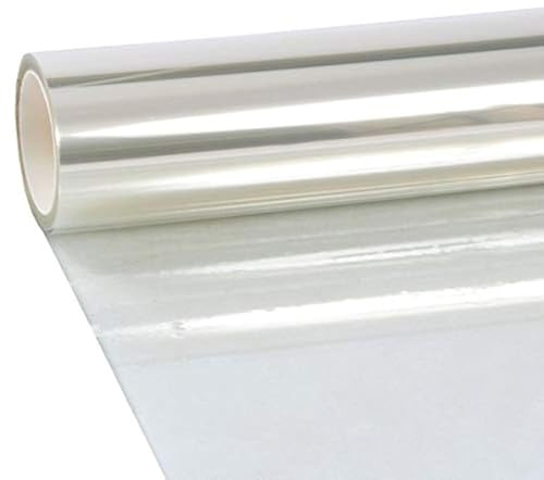VViViD Clear Protective 4Mil Vinyl Window Glass Wrap Shatterproof Security Film 17.75 Inches x 60 Inches Roll