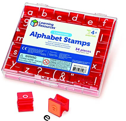 Learning Resources Tampons de l’alphabet en minuscules