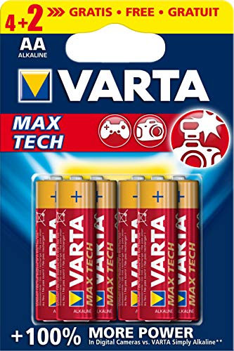 Alcaline Max-Tech Lr6 Batteries Pack of 4