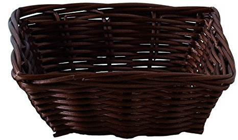 Visiodirect Lot de 3 Corbeilles à Pain Rectangulaire 23cm en Osier