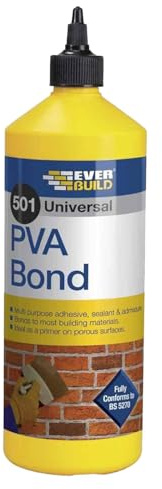 Everbuild 501 universell PVA-bindning – allmänt bruk bindningsmedel – 1 liter