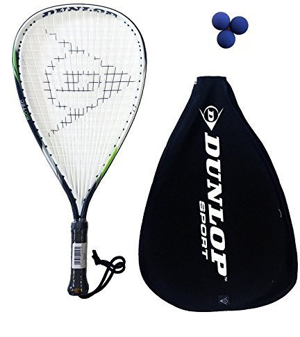 Dunlop Biotec Titanium Racketball Racket + 3 Balls