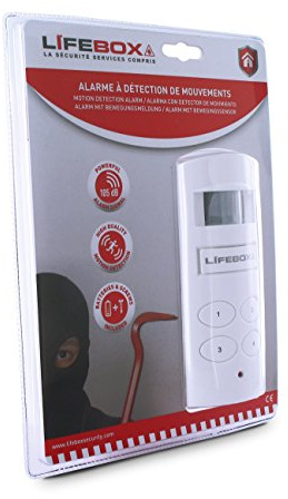 Lifebox alarme14 Mini Allarme a rilevamento di movimento con codice