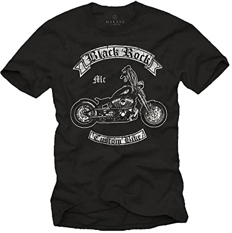 Camisetas de Motos para Hombre - Black Rock
