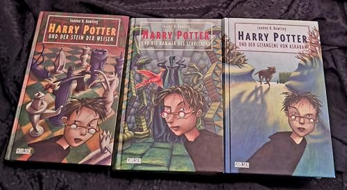 Harry Potter Band 1 - 3 (Harry Potter und der Stein der Weisen + Harry Potter und die Kammer des Schreckens + Harry Potter und der Gefangene von Askaban)