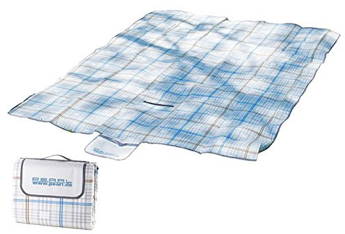 PEARL Picknickdecke wasserfest: wasserdichte XXL-Picknick-Decke aus Fleece, 2,5 x 2 m (Picknickdecke wasserdicht, Outdoor Decke wasserdicht, Thermodecke)