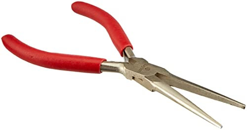 Rayher Pinze a punta piatta per gioielli, pinze piatte 15 cm, manici antiscivolo, utensili di qualità CRV acciaio 8934400