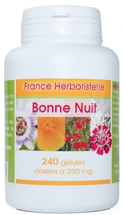 Bonne nuit 240 gélules 250 mg poudre pure