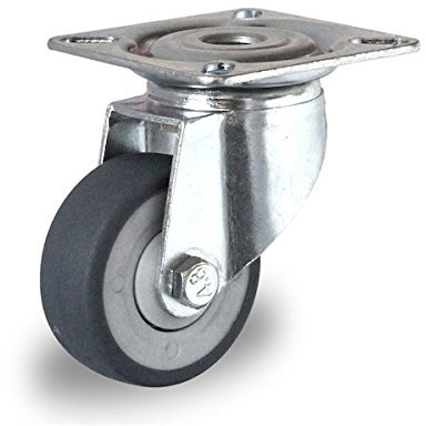 Lenkrolle 50 mm Thermoplastisches Gummi Apparaterolle