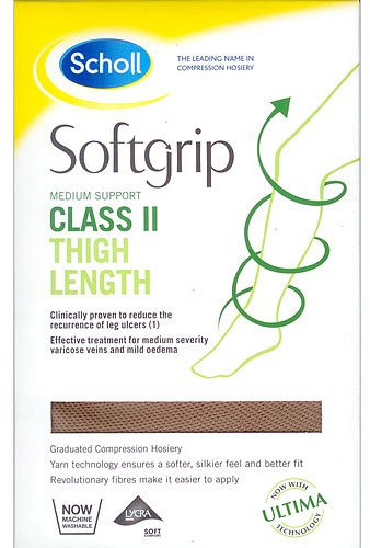 NATURAL THIGH CLOSED TOE CLASS 2 SM