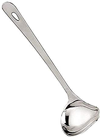 IBILI 710401 Cuillère à Sauces, Fonte, Argent, 8.0 x 6.5 x 27.5 cm