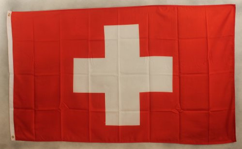 Flagge Fahne Schweiz 90x60 cm wetterfest und lichtecht für innen und aussen Schweizerfahne